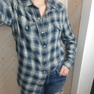 Lucky Brand | Long Sleeve Western Style Flannel